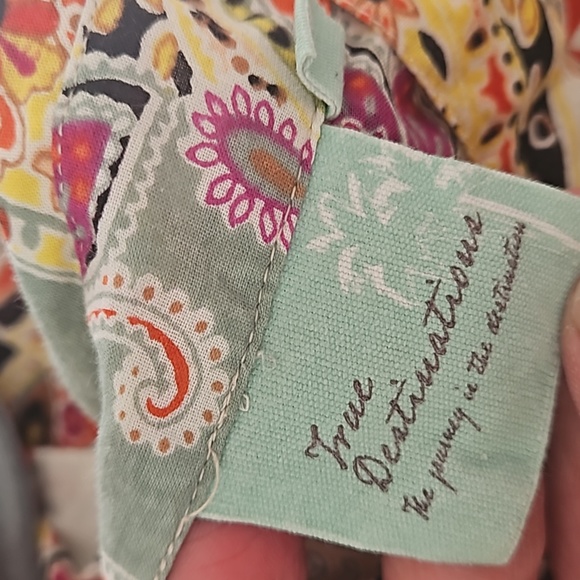 True Destinations Blouse Button Front Top Women Large - Picture 2 of 8